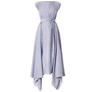 Reena Dress White/Gray